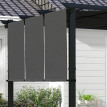 Pergola Mabilia Toiles Coulissantes Anthracite Extérieur Contemporain 297x297cm
