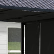 Pergola Mabilia Toiles Coulissantes Anthracite Extérieur Contemporain 297x297cm