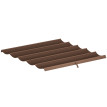 Toile Pergola Rétractable Ruodolf 3x3m Imperméable Chocolat Haut de Gamme