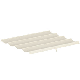 Toile Pergola Ivywood Rétractable 3x215m Anti-UV Crème Résistante