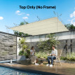 Toile Pergola Ivywood Rétractable 3x215m Anti-UV Crème Résistante