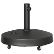 Pied Parasol Ironfield Base Lestage Résine Granulée Noir Stable & Mobile 24 kg