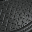 Pied de parasol Dorothée stabilité optimale motif zigzag noir élégant