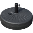 Pied de parasol Muhlbach motif rosace stabilité optimale noir élégant