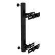 Porte-parasol Hazelwick fixation balcon réglable métal noir sans perçage 38-48mm