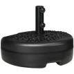 Pied Parasol Hohenbach Stable Remplissable Eau Sable Ø38-48mm Noir