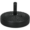 Pied de parasol Coldenthal lestable ultra stable design résine noir élégant Ø51 cm
