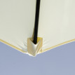 Parasol Varden Octogonal Inclinable Résistant UV Beige 295 cm Hauteur 250 cm