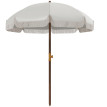 Parasol Urarte Bohème Franges UV40+ Extérieur Plage Jardin Crème