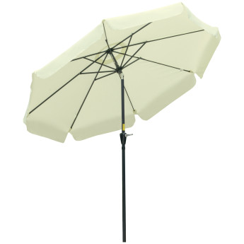 Parasol Belmorado Inclinable Protection UV50+ Résistant Beige 266 cm