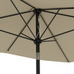 Parasol Dunmore Inclinable Jardin Terrasse Piscine Anti-UV Beige 2,9x2m