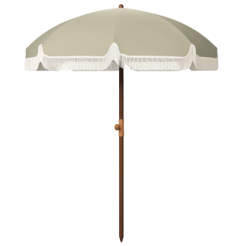 Parasol Volkmar Bohème Franges UV40+ Protection Solaire Extérieur Vert Émeraude