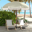 Parasol Volkmar Bohème Franges UV40+ Protection Solaire Extérieur Vert Émeraude