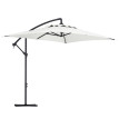 Parasol Dietwald Déporté Rectangulaire Extérieur Résistant Crème 294x193 cm