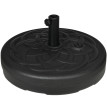 Pied parasol Eberhard stabilité optimale lestable noir élégant Ø56 cm