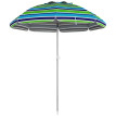 Parasol Isolotto Inclinable Réglable Ø178 cm Anti-UV Résistant Vent Multicolore