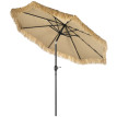 Parasol Monterosso Inclinable Kaki Résistant Extérieur Jardin Terrasse Vacances
