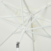 Parasol Gauthier Bohème Inclinable Franges Polyester Crème 265cm