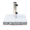 Pied Parasol Casildeo Granit Gris Lestage Stable Roulettes Poignée Ø34-48mm