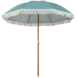 Parasol Neubach Design Franges UPF50+ Réglable Bleu Clair 172 cm