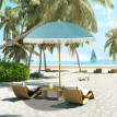 Parasol Neubach Design Franges UPF50+ Réglable Bleu Clair 172 cm