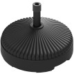 Base Parasol Uta Design Résistante Lestable Eau Sable Noir Ø55cm