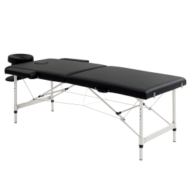 Table de Massage Mendexa Professionnelle Réglable 9 Niveaux Noir