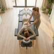 Table de Massage Tancrede Professionnelle Réglable 3 Zones Gris Bois Synthétique