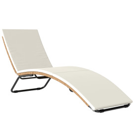 Bain de soleil Urraco design ergonomique confort extérieur blanc crème