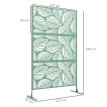 Brise-vue extérieur Nettlewick décoratif vert jardin terrasse intimité design moderne