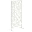 Panneau décoratif Quellenbach extérieur métal design étoiles blanc élégant