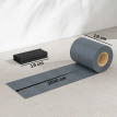 Kit Brise-Vue Burchard Occultant PVC 35m Gris Résistant UV Étanche