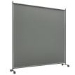 Paravent Extérieur Olera Brise-Vue Mobile Occultant Gris Foncé 183 cm