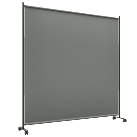 Paravent Extérieur Olera Brise-Vue Mobile Occultant Gris Foncé 183 cm