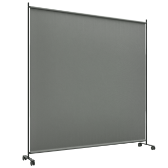 Paravent Extérieur Olera Brise-Vue Mobile Occultant Gris Foncé 183 cm