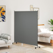Paravent Extérieur Olera Brise-Vue Mobile Occultant Gris Foncé 183 cm