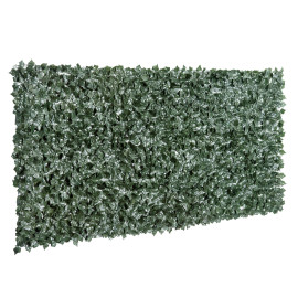 Hermánico Haie Artificielle Brise-Vue Décor Extérieur Intimité Vert Foncé 3x1.5m