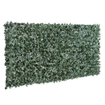 Hermánico Haie Artificielle Brise-Vue Décor Extérieur Intimité Vert Foncé 3x1.5m