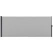 Store Jelmiro Brise-Vue Rétractable Extérieur Polyvalent Gris Clair 4x1,6m
