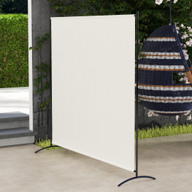 Paravent Sintram Brise-Vue Extérieur Intimité Ombre UV30+ Blanc Cassé 180x180 cm