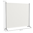 Paravent Sintram Brise-Vue Extérieur Intimité Ombre UV30+ Blanc Cassé 180x180 cm