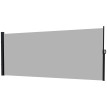Store Menendo Brise-Vue Rétractable Extérieur Polyvalent Gris Clair 3x1.8m