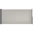 Store Paubreval Brise-Vue Rétractable Extérieur Occultant Gris 3x1,40m