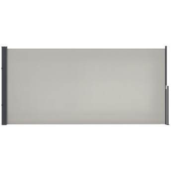 Store Paubreval Brise-Vue Rétractable Extérieur Occultant Gris 3x1,40m