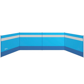 Paravent Amselbach Brise-Vue Pliable Camping Plage Vent Sac Bleu
