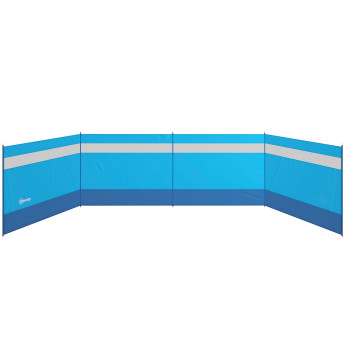 Paravent Amselbach Brise-Vue Pliable Camping Plage Vent Sac Bleu