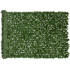 Haie Artificielle Quimeval Brise-Vue Décoratif Vert Foncé 3x1.5m Résistante UV