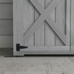 Armoire de jardin Delfino rangement extérieur sécurisé étanche gris 90x54x168 cm