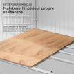 Abri de Jardin Gelmiro Robuste et Spacieux Gris Acier Ventilé 2,77m