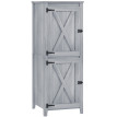 Armoire Jardin Taubreval Rangement Extérieur Étagères Amovibles Gris Clair